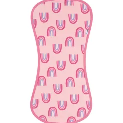 4-Pack Baby Girls Hearts & Flowers Burp Cloths