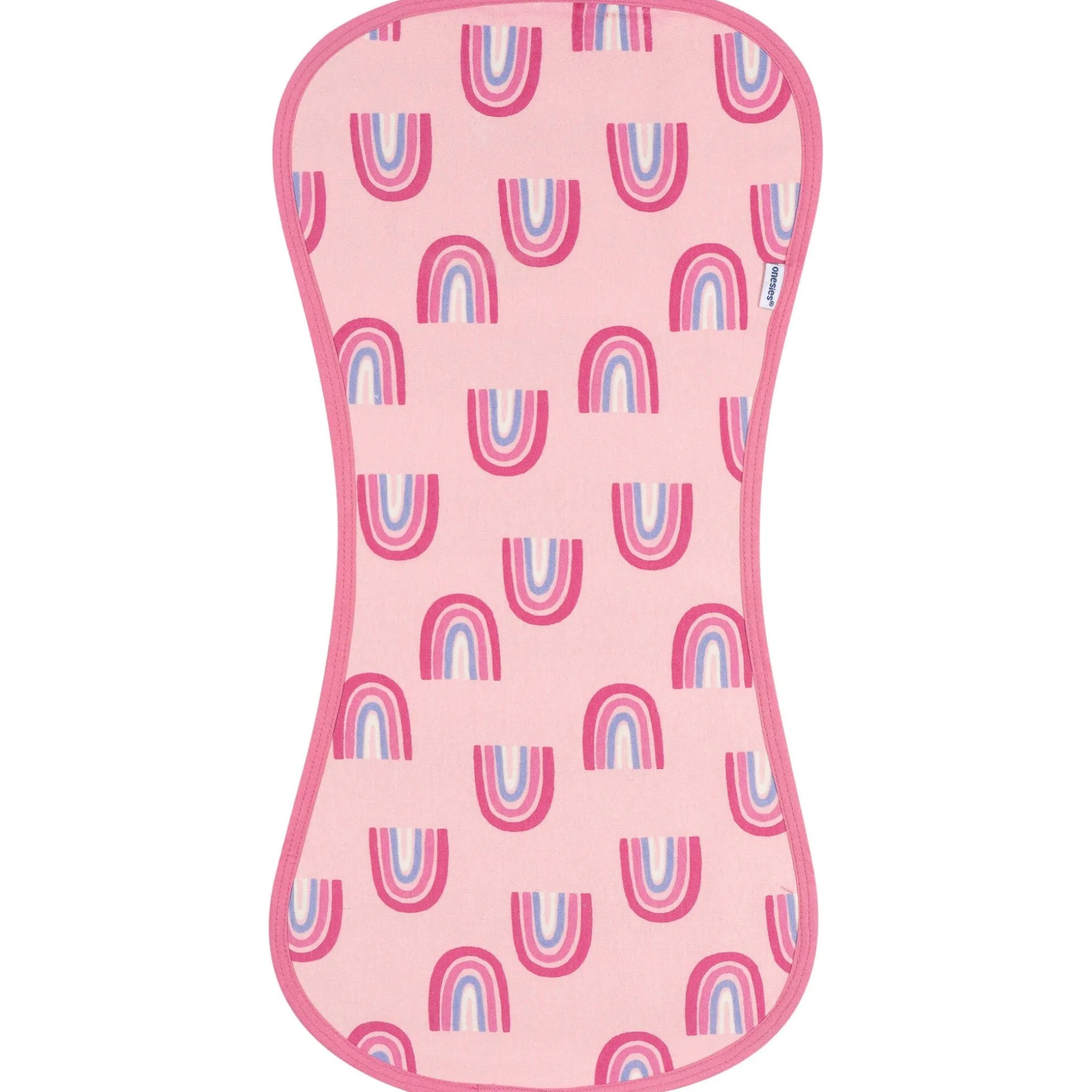 4-Pack Baby Girls Hearts & Flowers Burp Cloths