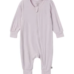 2-Pack Baby Girls Ivory Seashells Zip Front Viscose Rompers
