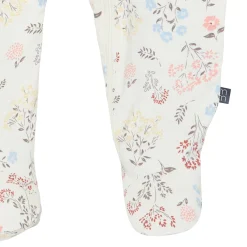 2-Pack Baby Girls Ivory Wildflower Sleep 'N Plays With Mitten Cuffs