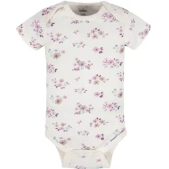 5-Pack Baby Girls Lavender Garden Onesies® Bodysuits
