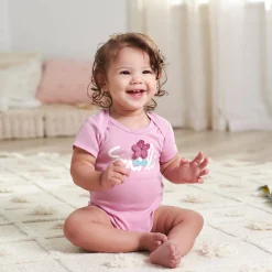 5-Pack Baby Girls Lavender Garden Onesies® Bodysuits
