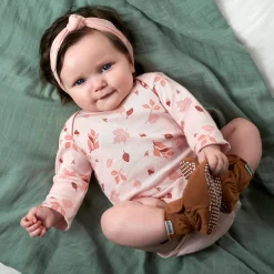 6-Pack Baby Girls Leaves Onesies® Bodysuits