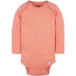 6-Pack Baby Girls Leaves Onesies® Bodysuits