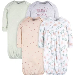 4-Pack Baby Girls Mamas Mini Gowns