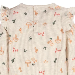 2-Pack Baby Girls Mushrooms Long Sleeve Onesies® Bodysuits