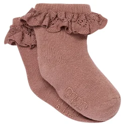 3-Pack Baby Girls Neutral Lace Socks