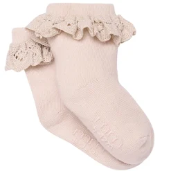 3-Pack Baby Girls Neutral Lace Socks