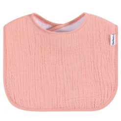 8-Pack Baby Girls Pastel Muslin Drooling Bibs
