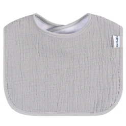 8-Pack Baby Girls Pastel Muslin Drooling Bibs
