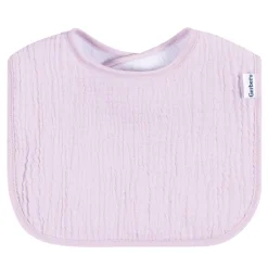8-Pack Baby Girls Pastel Muslin Drooling Bibs