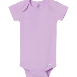 5-Pack Baby Girls Pastels Short Sleeve Bodysuits