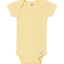 5-Pack Baby Girls Pastels Short Sleeve Bodysuits