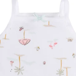 4-Pack Baby Girls Pink Flamingo Sleeveless Onesies® Bodysuits