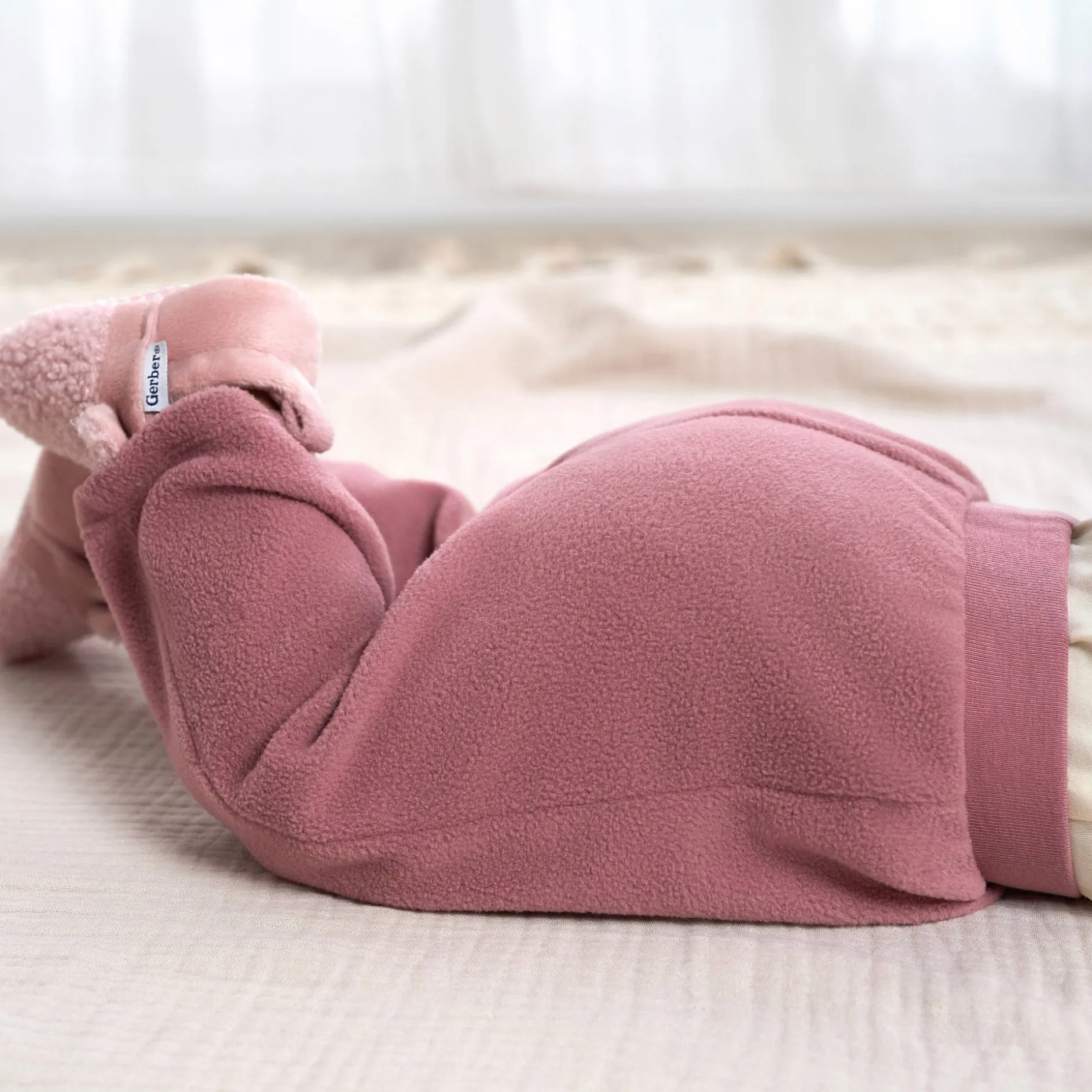 4-Pack Baby Girls Pink Fleece Pants
