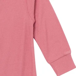 2-Pack Baby Girls Pink Flower Zip Front Viscose Rompers