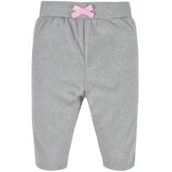 4-Pack Baby Girls Pink, Gray, & Black Microfleece Pants