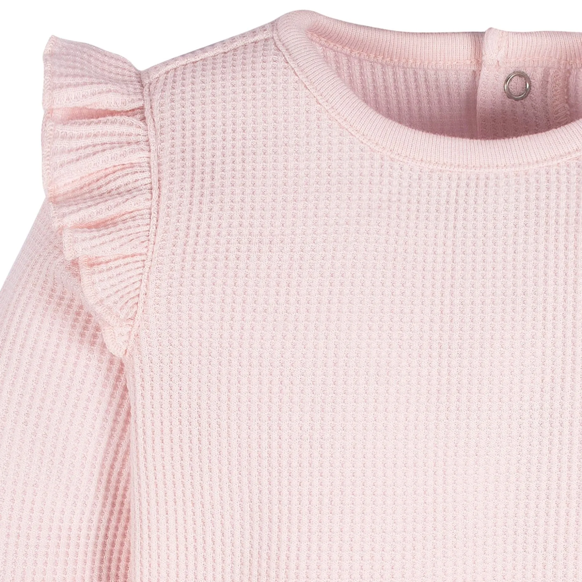 2-Pack Baby Girls Pink & Gray Long Sleeve Onesies® Bodysuits
