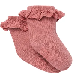 3-Pack Baby Girls Pink Lace Socks