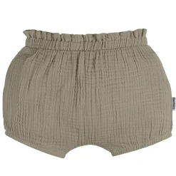 3-Pack Baby Girls Pink, Navy, & Olive Gauze Bubble Shorts