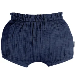 3-Pack Baby Girls Pink, Navy, & Olive Gauze Bubble Shorts