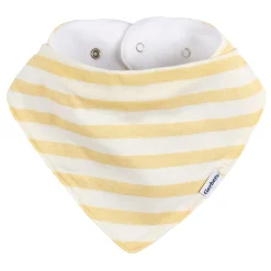 10-Pack Baby Girls Pink Plaid Jersey Bandana Bibs