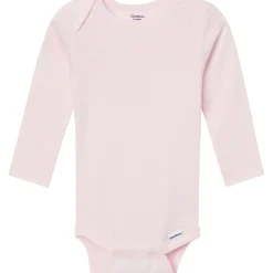 6-Pack Baby Girls Pink, Purple and Green Long Sleeve Bodysuits