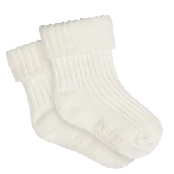 4-Pack Baby Girls Pink Rolled Cuff Ribbed Socks