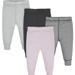 4-Pack Baby Girls Pink Stripe Pants