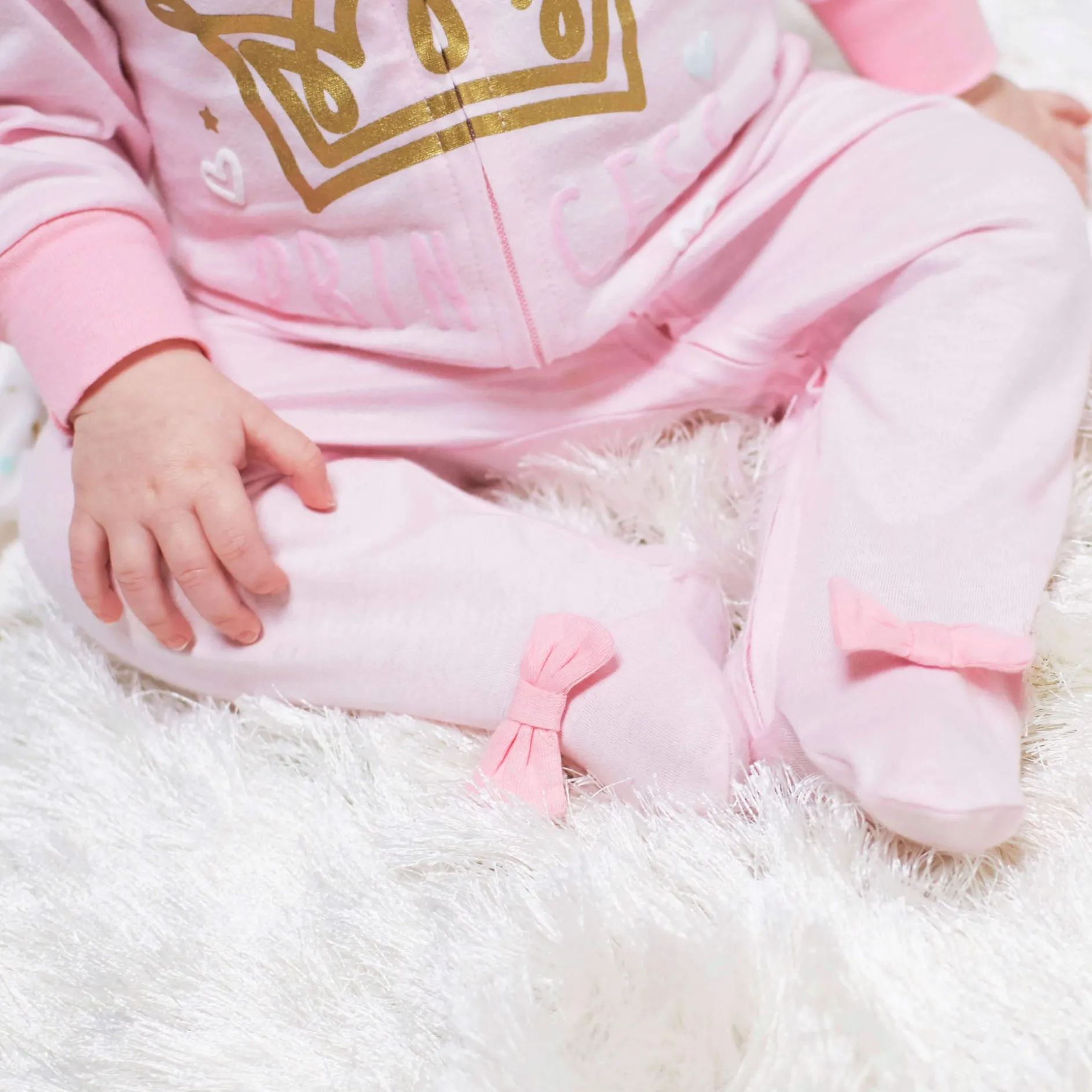 2-Pack Baby Girls Princess Castle Sleep 'N Plays, Newborn
