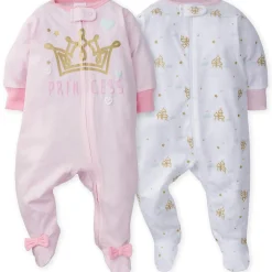 2-Pack Baby Girls Princess Castle Sleep 'N Plays, Newborn
