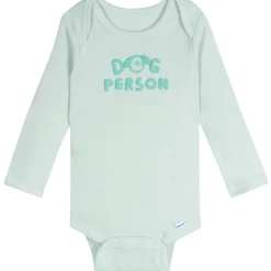6-Pack Baby Girls Puppies Long Sleeve Onesies® Bodysuits