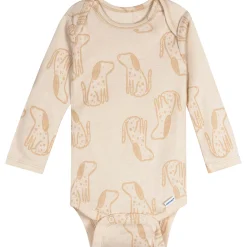 6-Pack Baby Girls Puppies Long Sleeve Onesies® Bodysuits