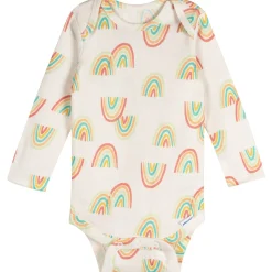 6-Pack Baby Girls Puppies Long Sleeve Onesies® Bodysuits