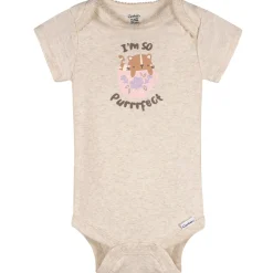 3-Pack Baby Girls Purrrfect Kittens Short Sleeve Onesies® Bodysuits