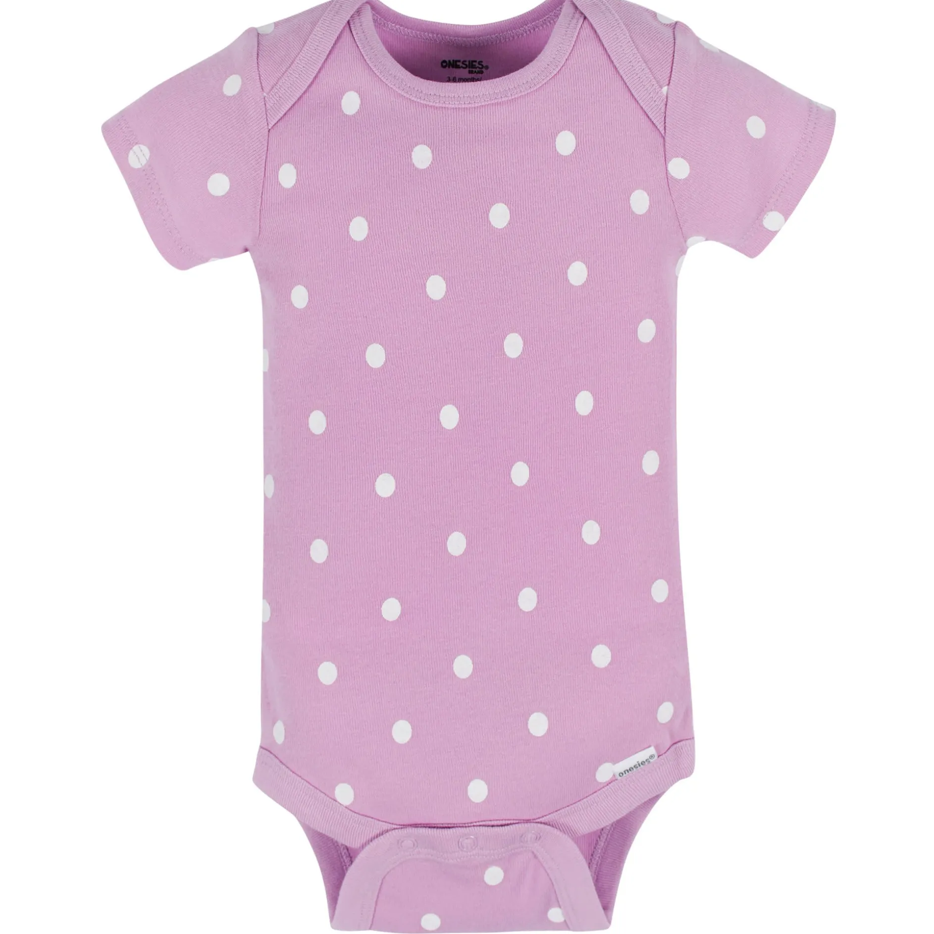 8-Pack Baby Girls Rainbow Floral Short Sleeve Onesies® Bodysuits