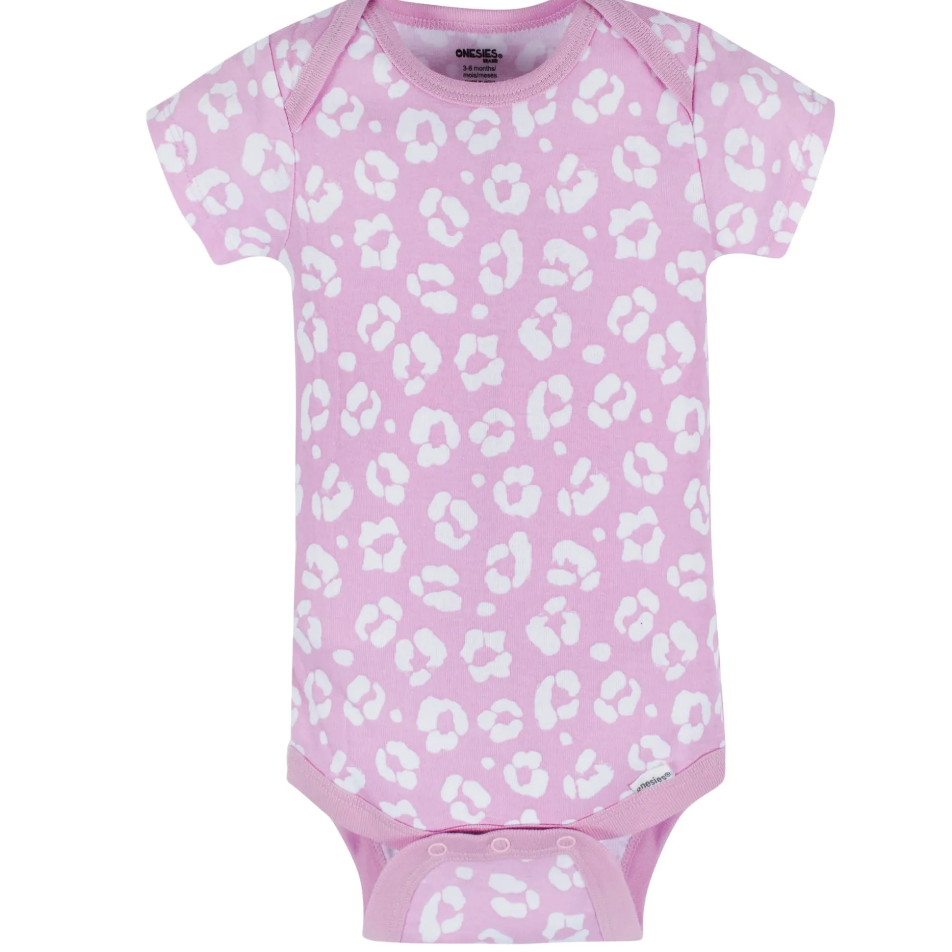 8-Pack Baby Girls Rainbow Floral Short Sleeve Onesies® Bodysuits