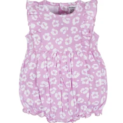 3-Pack Baby Girls Rainbow Floral Rompers
