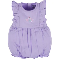 3-Pack Baby Girls Rainbow Floral Rompers