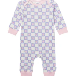 3-Pack Baby Girls Rainbows and Hearts Lap Shoulder Rompers