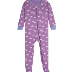 4-Pack Baby Girls Rainy Day Snug Fit Footed Pajamas