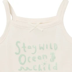 4-Pack Baby Girls Shells Sleeveless Bodysuits