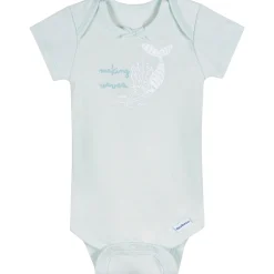 3-Pack Baby Girls She Sells Sea Shells Short Sleeve Onesies® Bodysuits