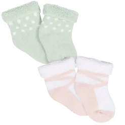 2-Pack Baby Girls She Sells Sea Shells Terry Socks