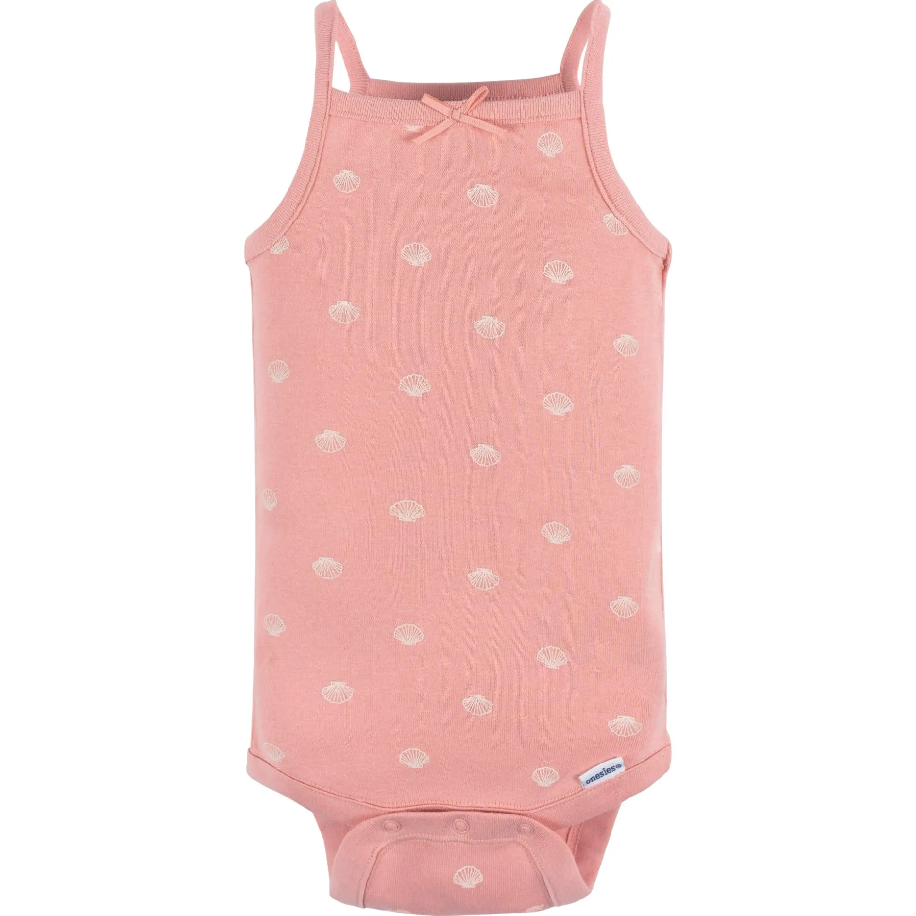 4-Pack Baby Girls Starfish Sleeveless Onesies® Bodysuits