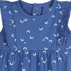 3-Pack Baby Girls Strawberries Rompers