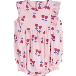 3-Pack Baby Girls Strawberries Rompers