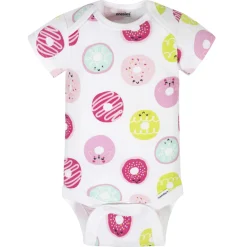8-Pack Baby Girls Sweet Treats Onesies® Brand Bodysuits