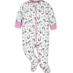 4-Pack Baby Girls Unicorns Sleep 'N Plays