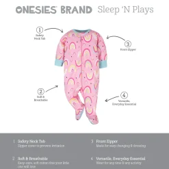 4-Pack Baby Girls Unicorns Sleep 'N Plays